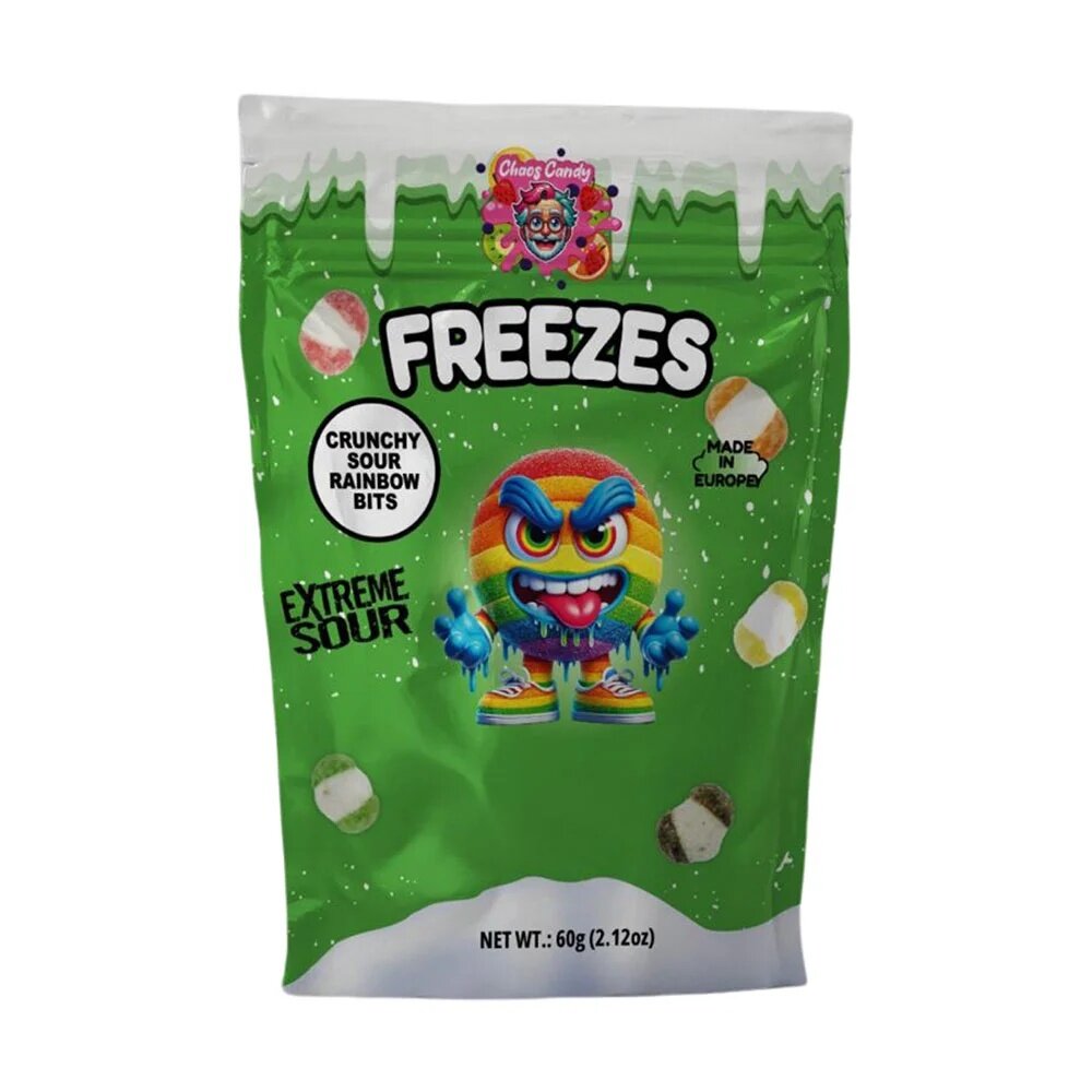 Chaos Candy  freeze dried Candy - Crunshy Rainbow Sour 60g