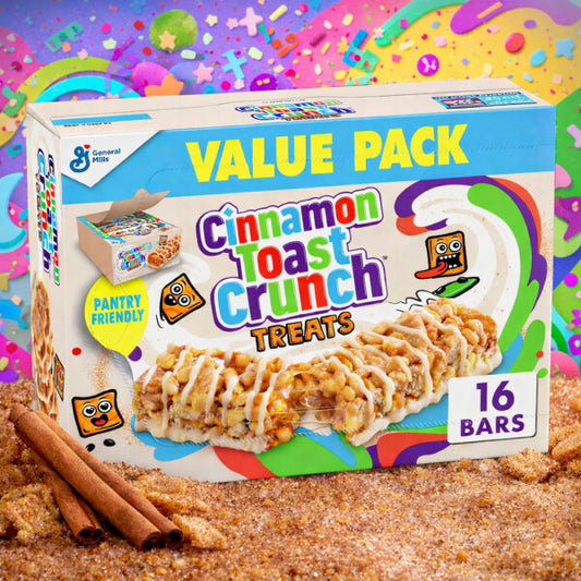 Cinnamon Toast Crunch Cereal Treats Riegel 24g - 16er Karton