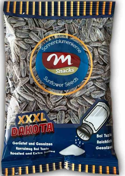 Extra gesalzene Sonnenblumenkerne  120g / 30er Karton