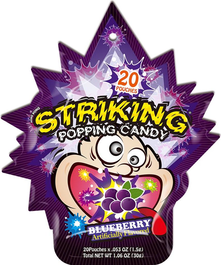 Striking Popping Candy Blueberry