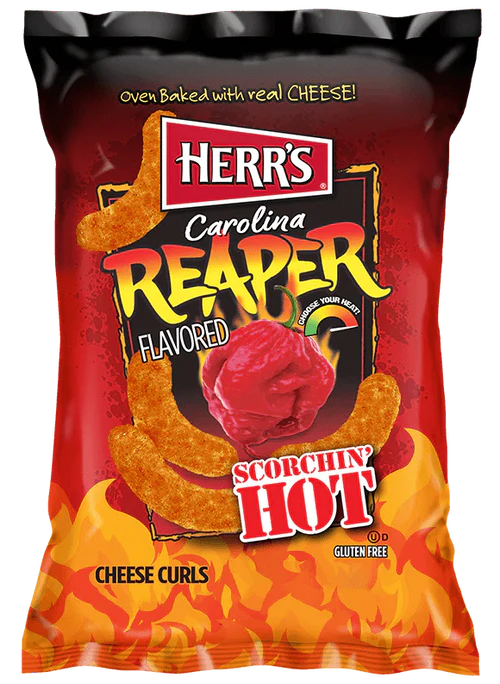 Herr's Carolina Reaper 184g / 12er Karton