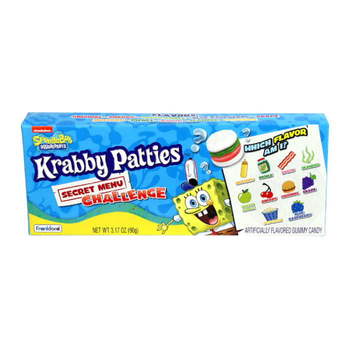Spongebob Squarepants Krabby Patties Secret Menu Challenge 90g - 9er Karton