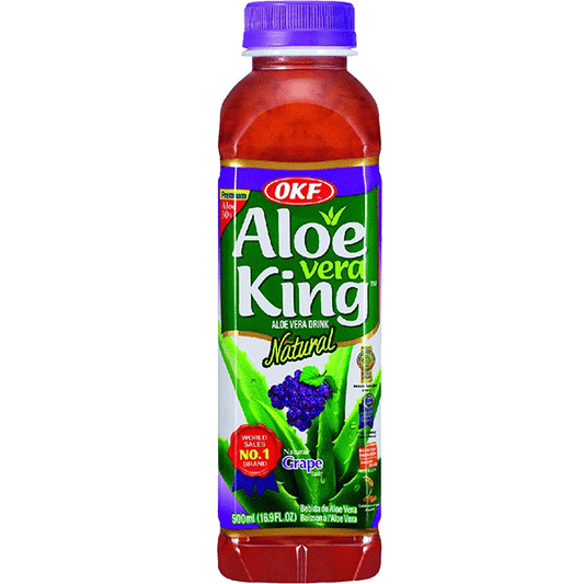 Aloe Vera Getränk Grape 500ml / 20er Karton
