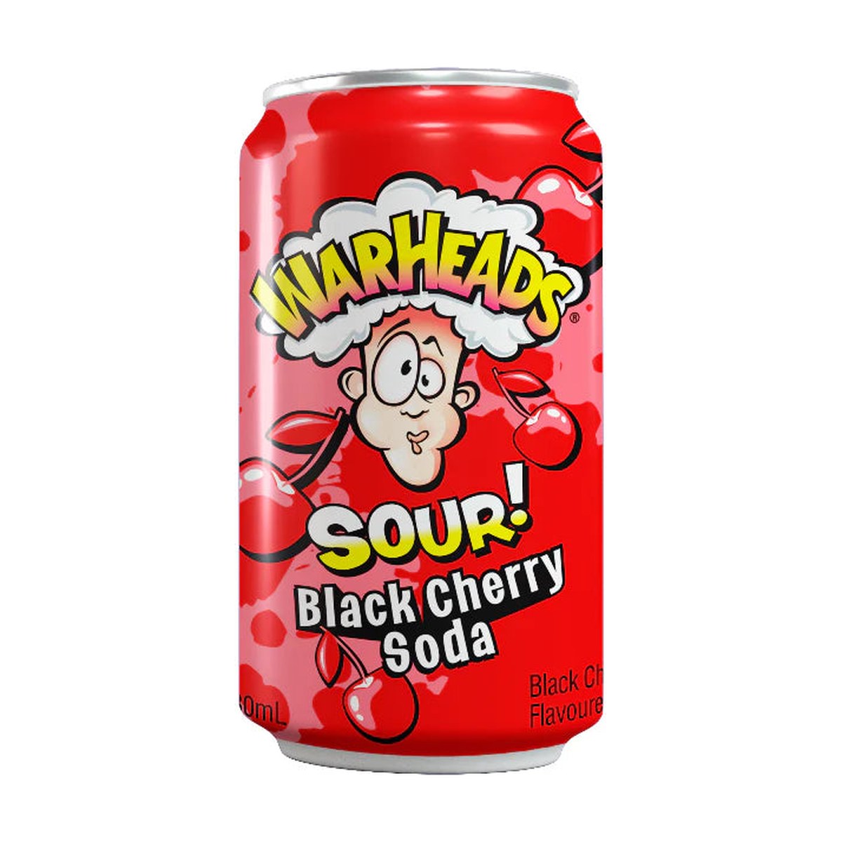 Warheads Sour Black Cherry Soda / 12 x 0,330 Liter Dosen
