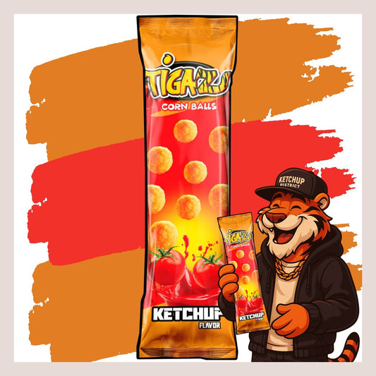 Tigaz Corn Chips Ketchup Flavour