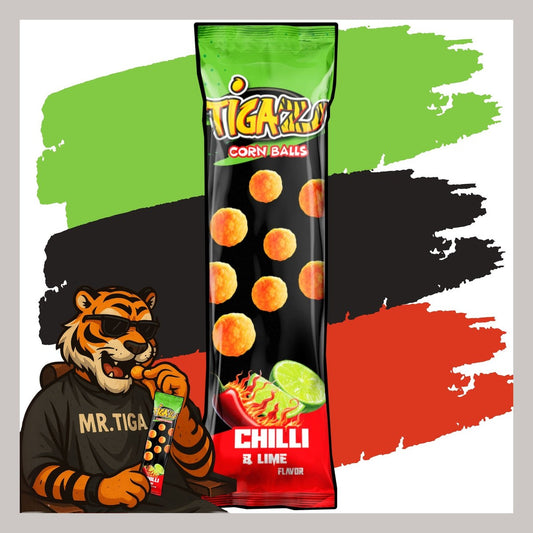Tigaz Corn Chips Chilli & Lime Flavour