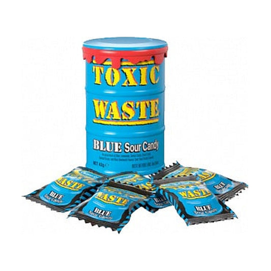 Toxic Waste Sour Candy Drum Blue 42g