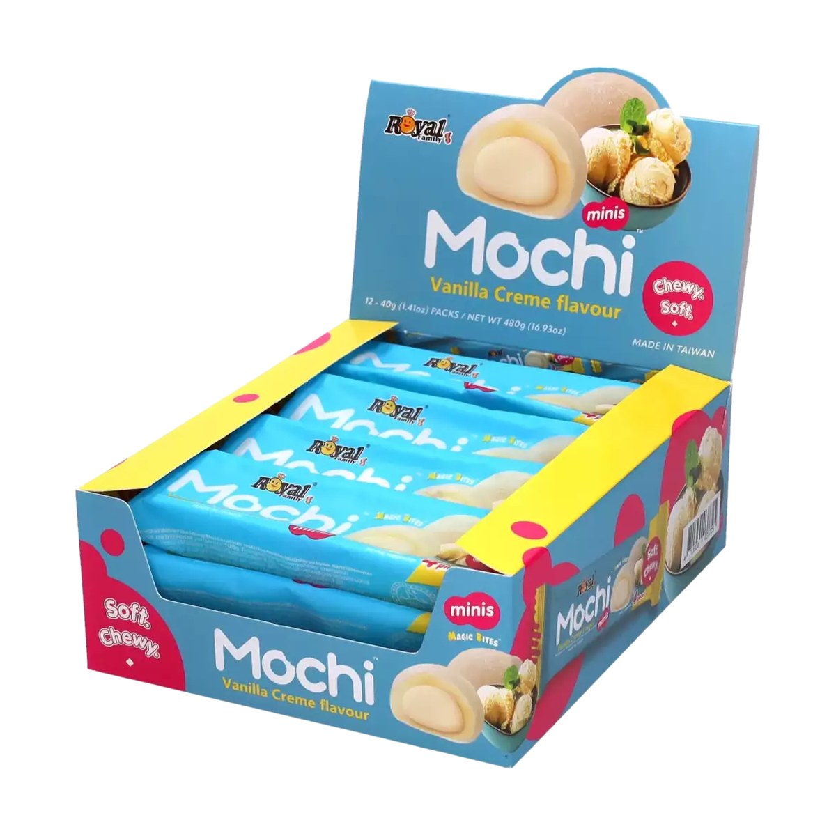 Mochi Mini Vanilla Creme Snack Pack 40g