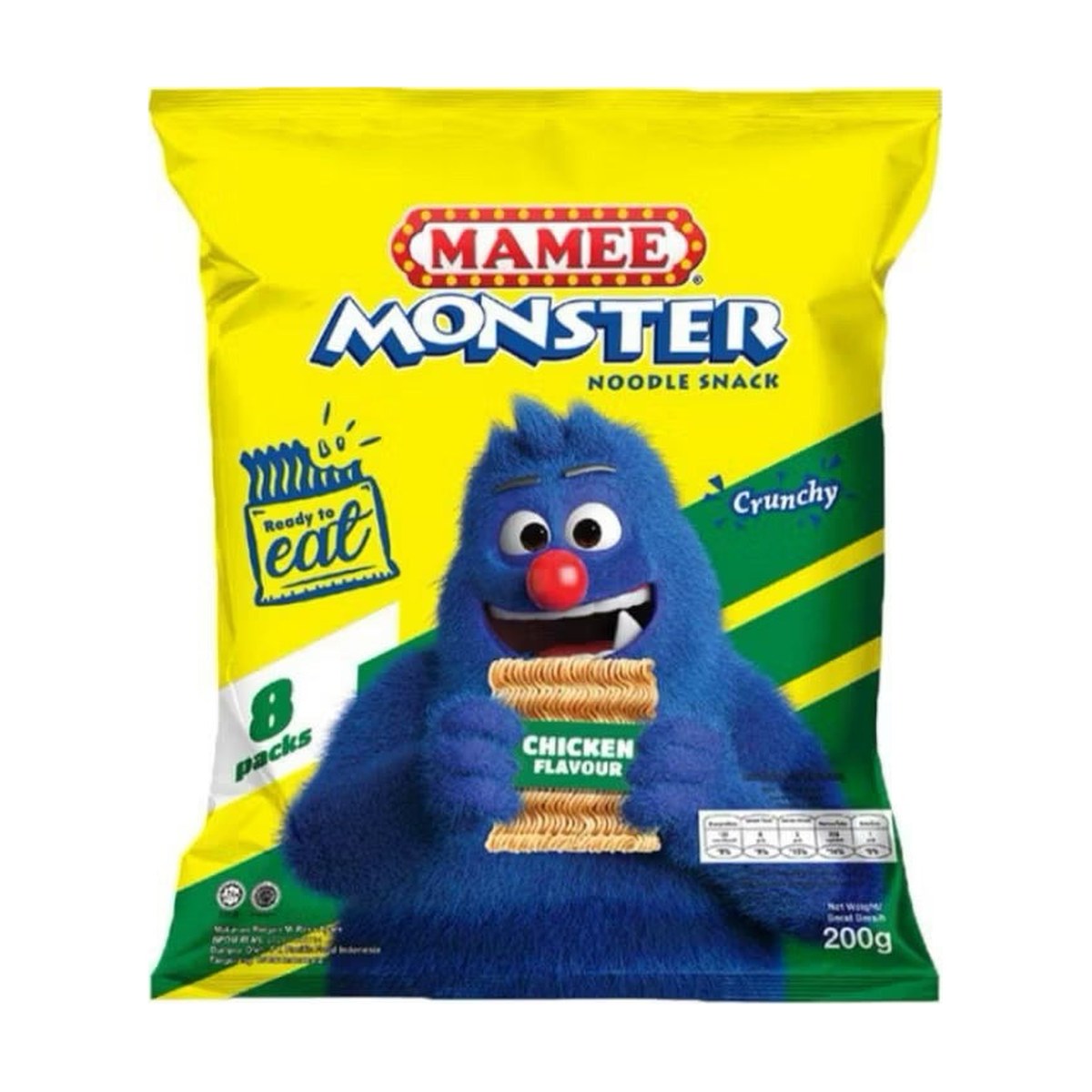 Mamee Monster Noodle Snack Chicken