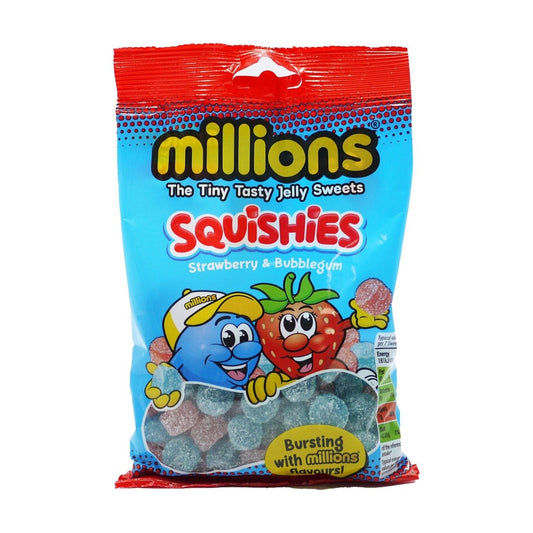 Millions Squishies Strawberry & Bubblegum 130g