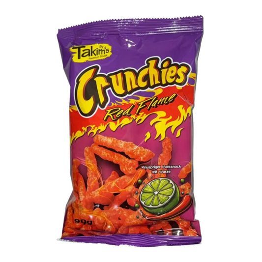 Takim’s Crunchies Red Flame Chili & Lime 90g / 24er Karton