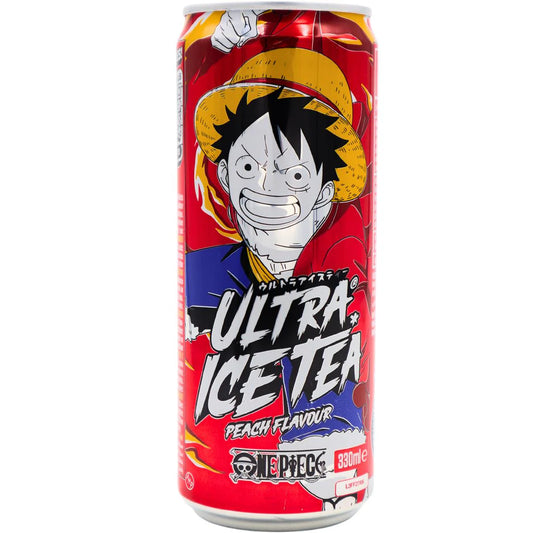 Ultra Ice Tea Pfirsich One Piece Ruffy 330ml - 24er Tray