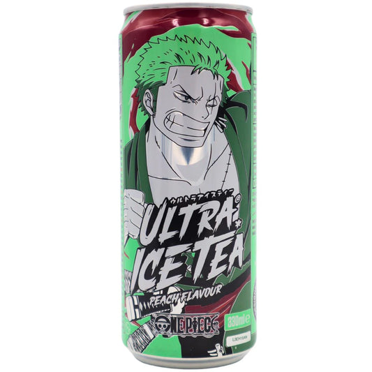 Ultra Ice Tea Pfirsich One Piece Zoro 330ml - 24er Tray
