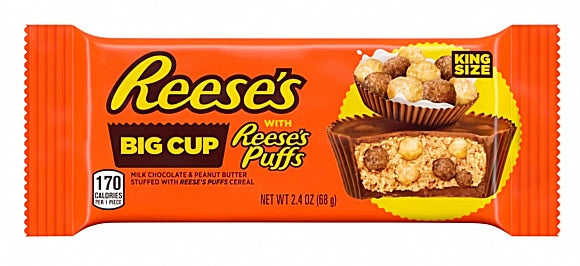 Reese's Big Cup with Reese's Puffs King Size 68g - 16er Karton