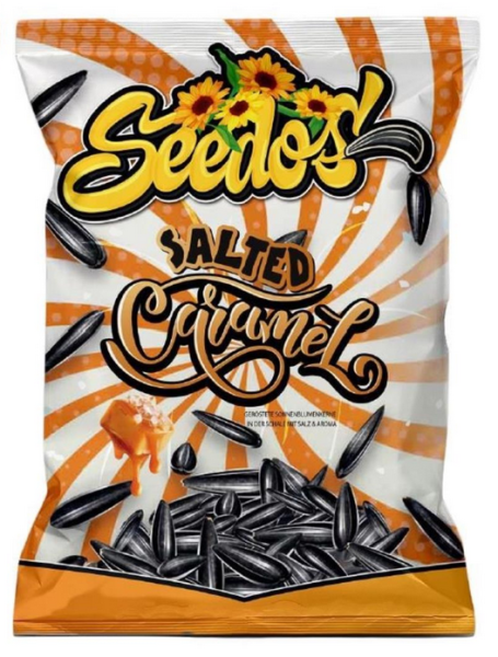 Sonnenblumenkerne Salted Caramel 100g / 42er Karton