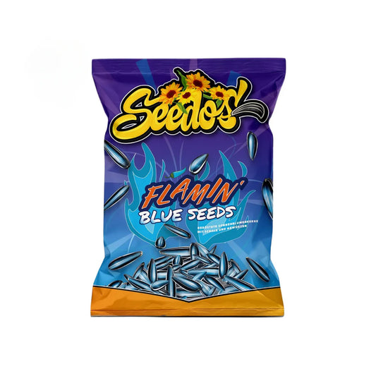 Flaming Blue Sonnenblumenkerne 100g / 42er Karton