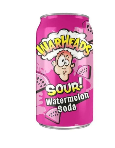Warheads Sour Watermelon Soda / 12 x 0,330 Liter Dosen